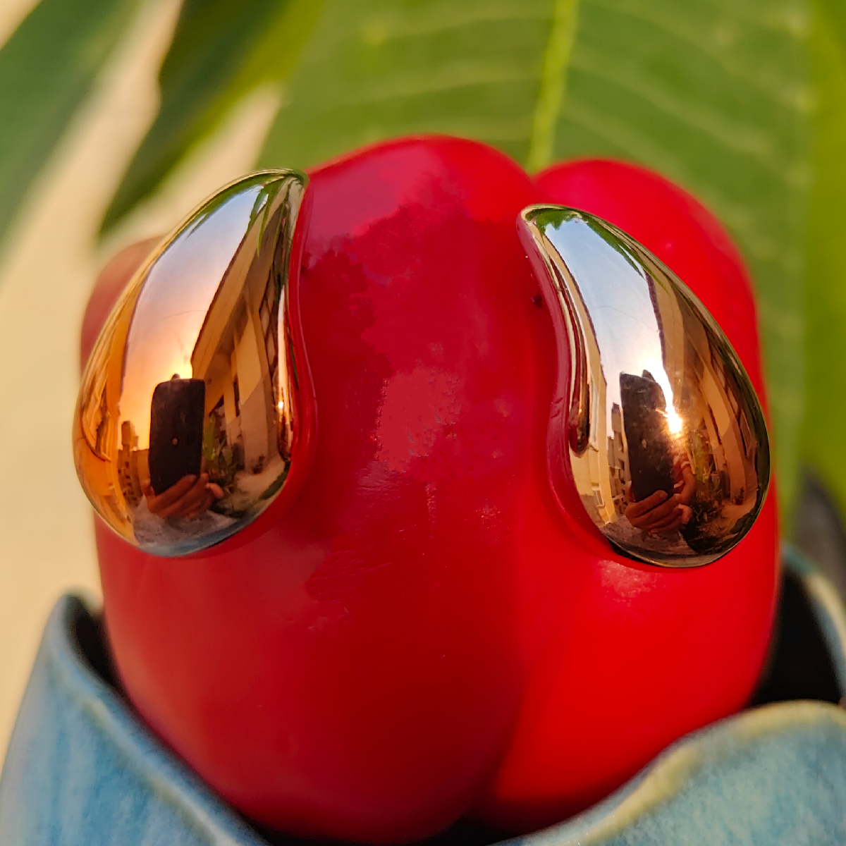 Rose Gold Colour Earrings