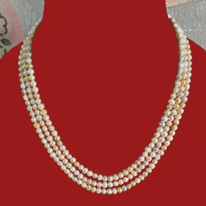Layered Pearl Necklace-Coveted Piece in Collar Length
