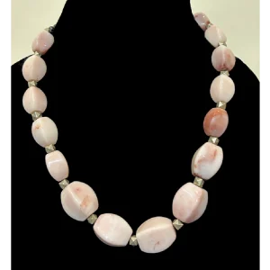 Pink Beads Necklace in Soft Colours