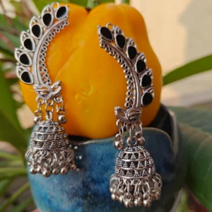 Oxidised Long Danglers for GenZ studio display